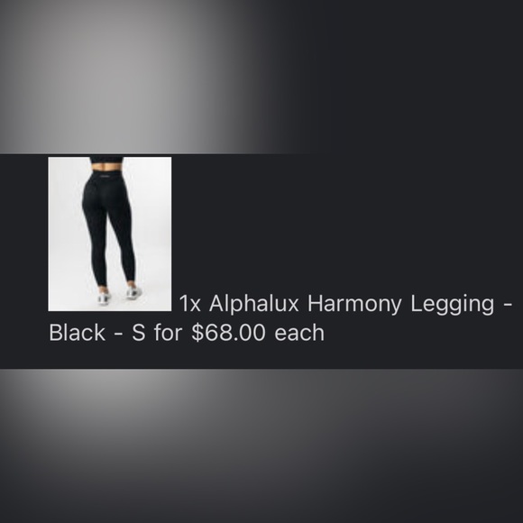 Alphalete Pants & Jumpsuits Alphalete Alphalux Harmony Leggings S